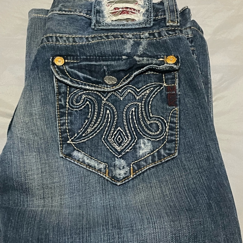 MEK denim jeans made in the USA size 31 by 34
